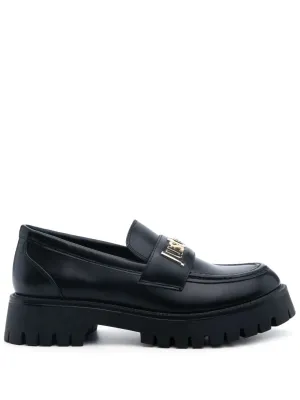 Just Cavalli logo-plaque loafers