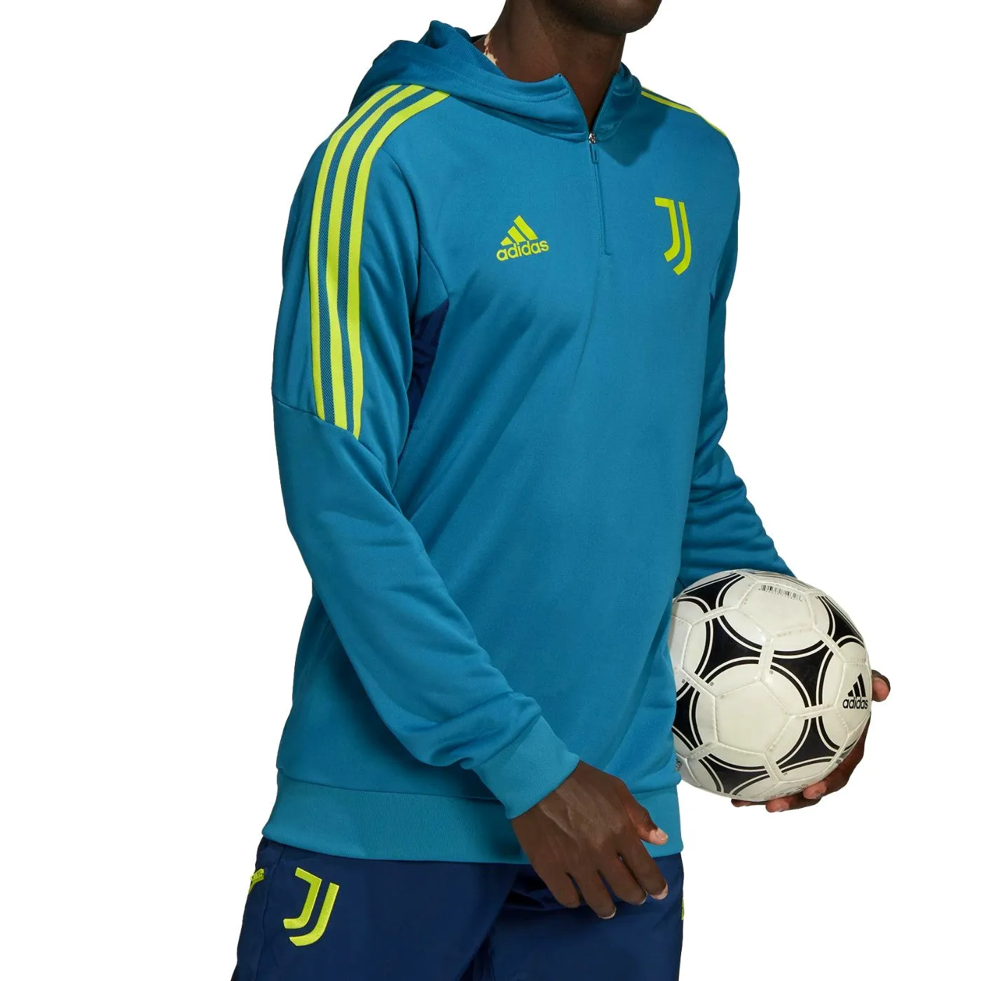 Juventus hooded training technical soccer tracksuit 2022/23 - Adidas