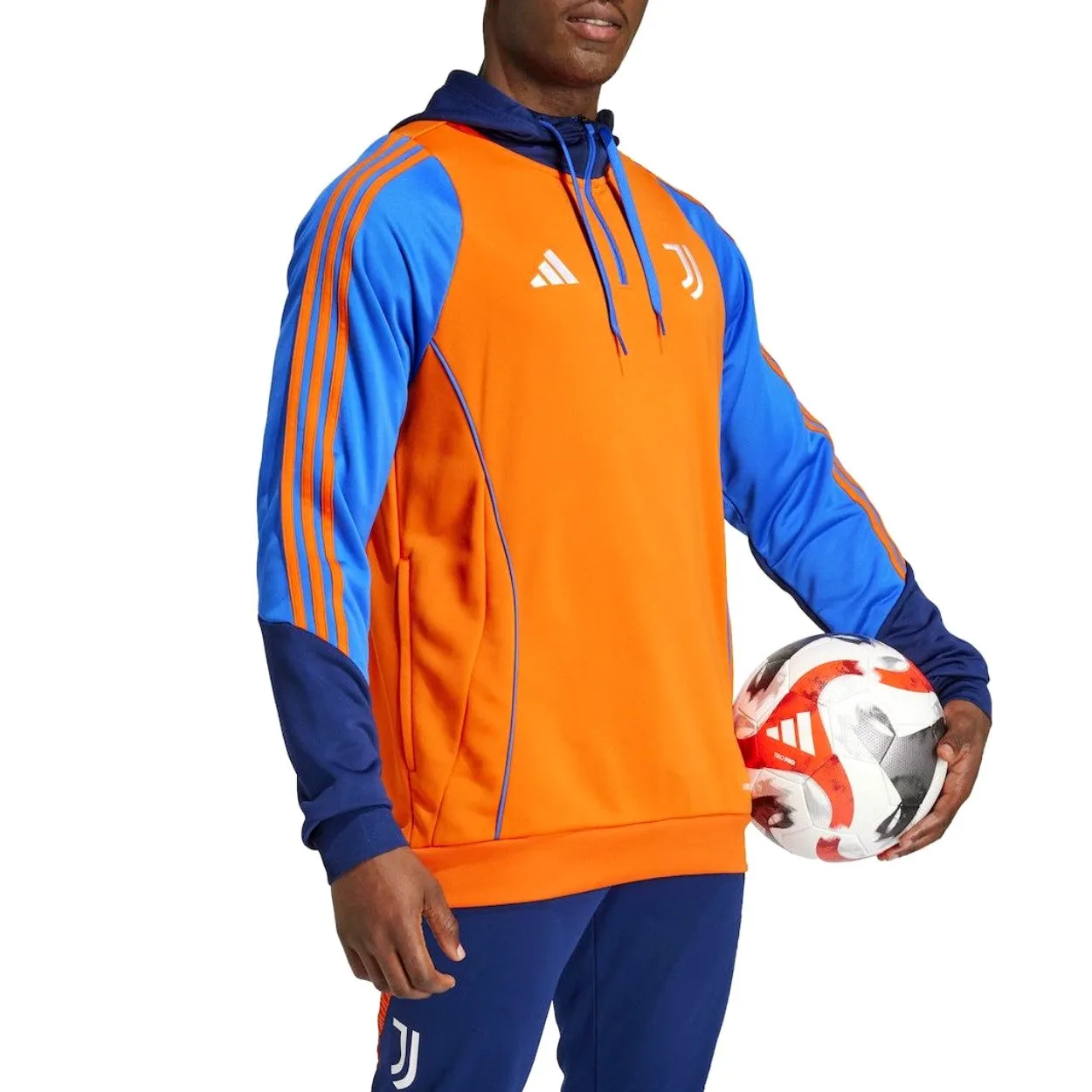 Juventus hooded training technical soccer tracksuit 2024/25 - Adidas