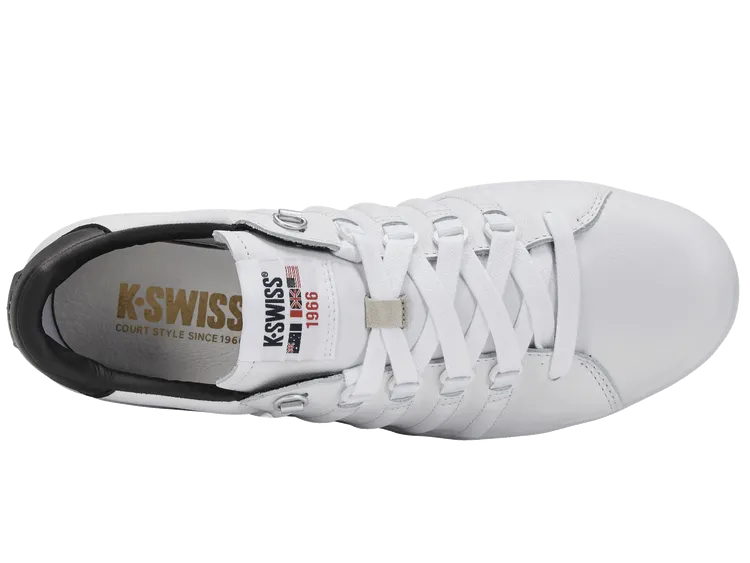 K-Swiss Men's Lozan II Court Shoes in Wht/Wht/Black