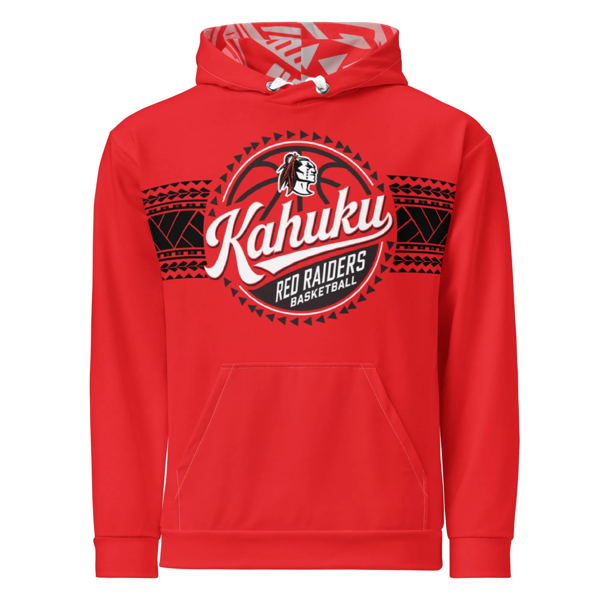 Kahuku RAIDER NATION TRIBE UP Basketball Hoodie