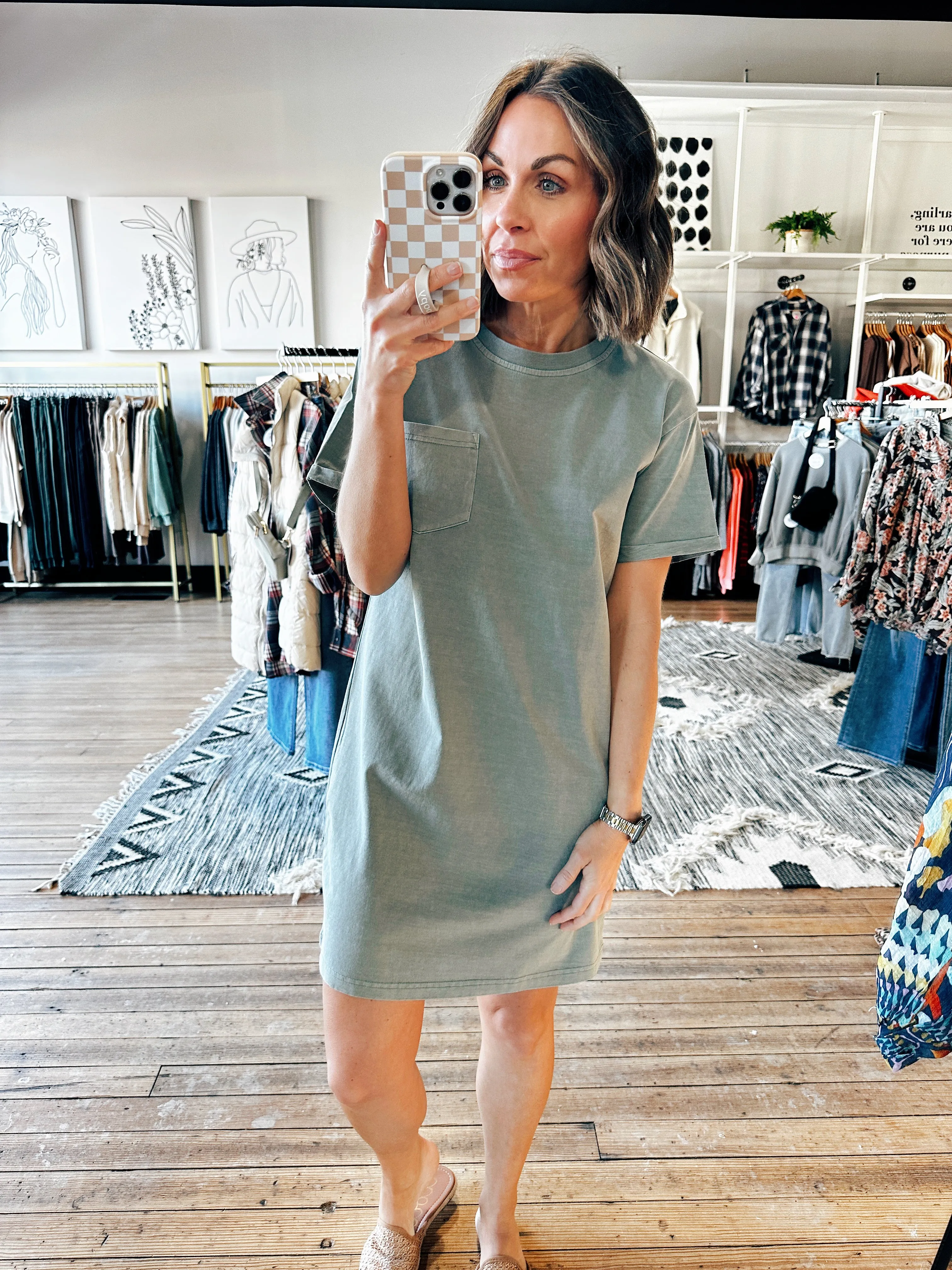 Keri Kick Back Dress-3 Colors