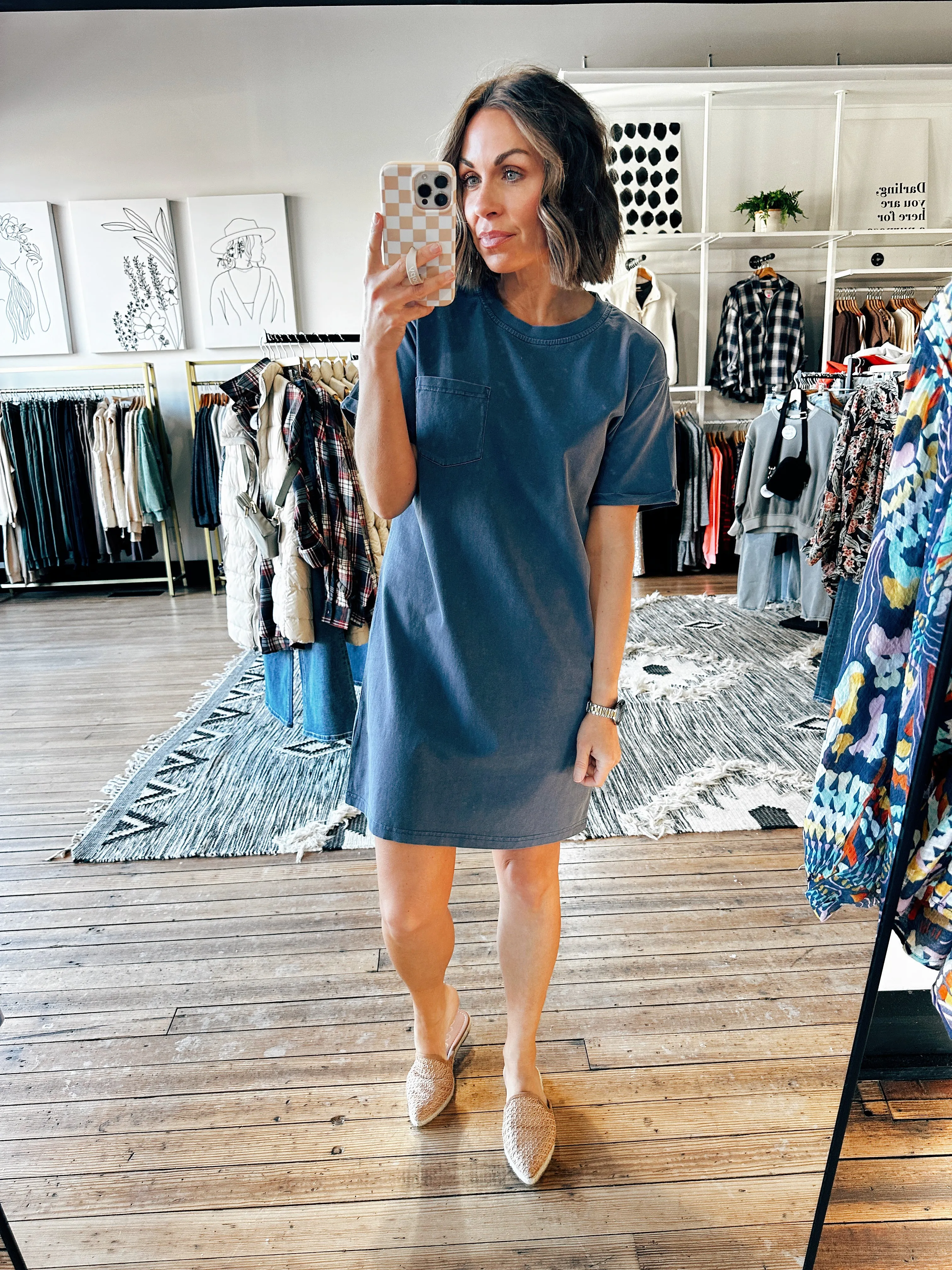 Keri Kick Back Dress-3 Colors