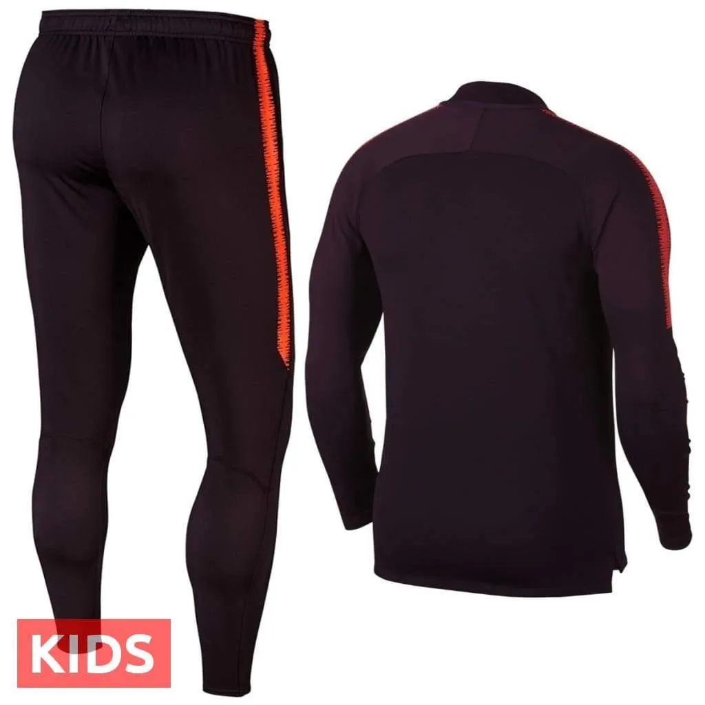 Kids - AS Roma Training Technical Soccer Tracksuit 2018/19 - Nike
