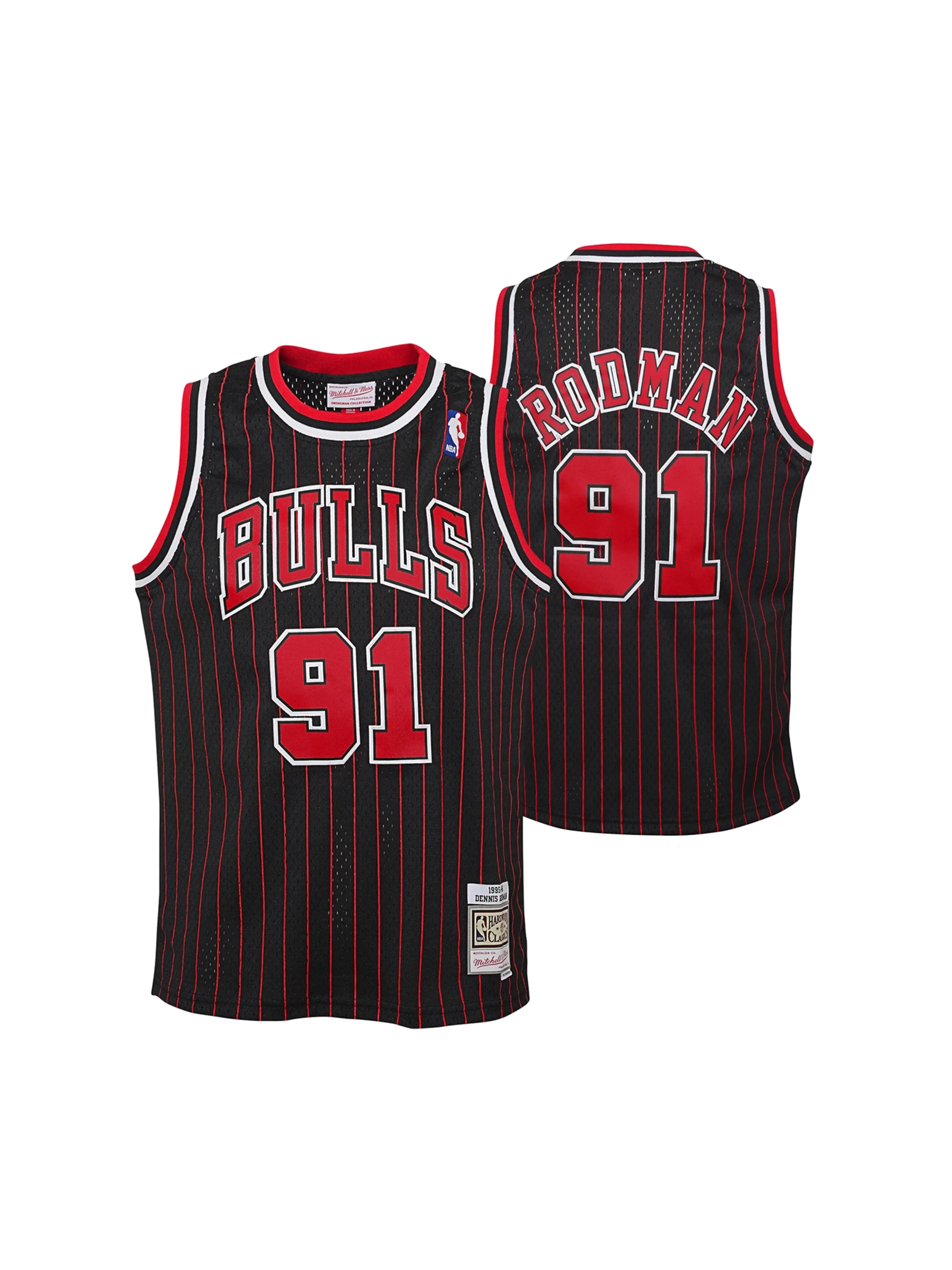 KIDS DENNIS RODMAN CHICAGO BULLS ALTERNATE SWINGMAN JERSEY