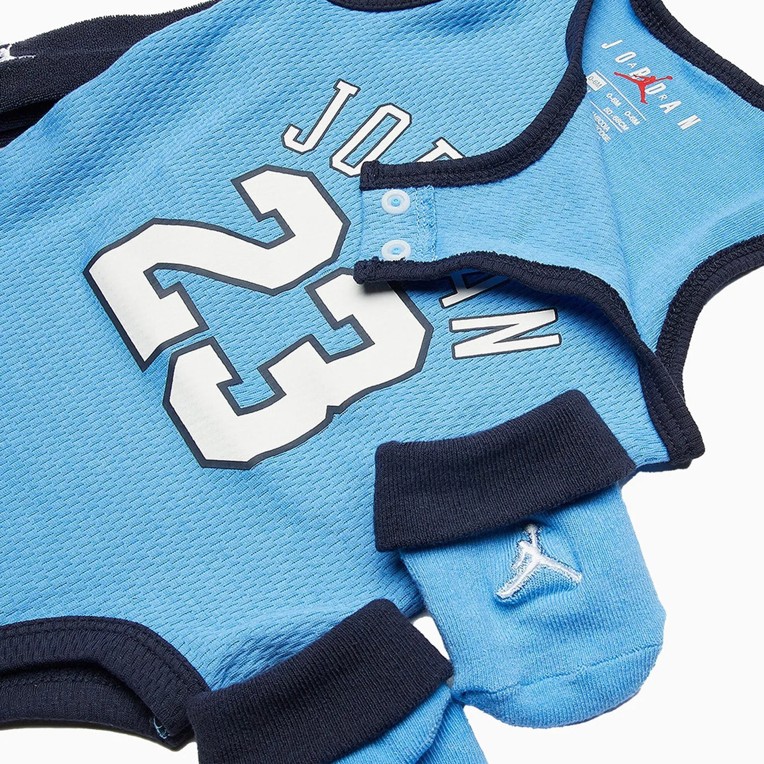 Kid's Jumpman 3-Piece Mesh Jersey Bodysuit Set Outfit