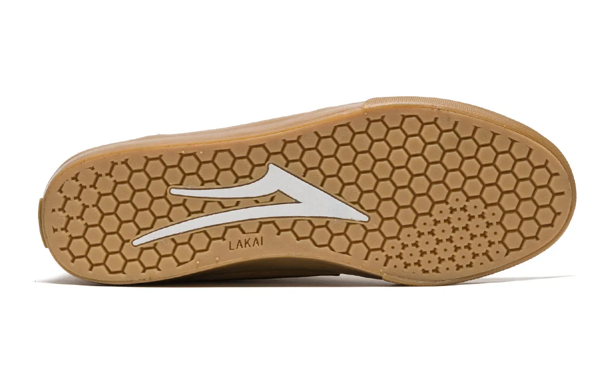 LAKAI SKATE SHOES: MANCHESTER Walnut Suede. Sizes 6