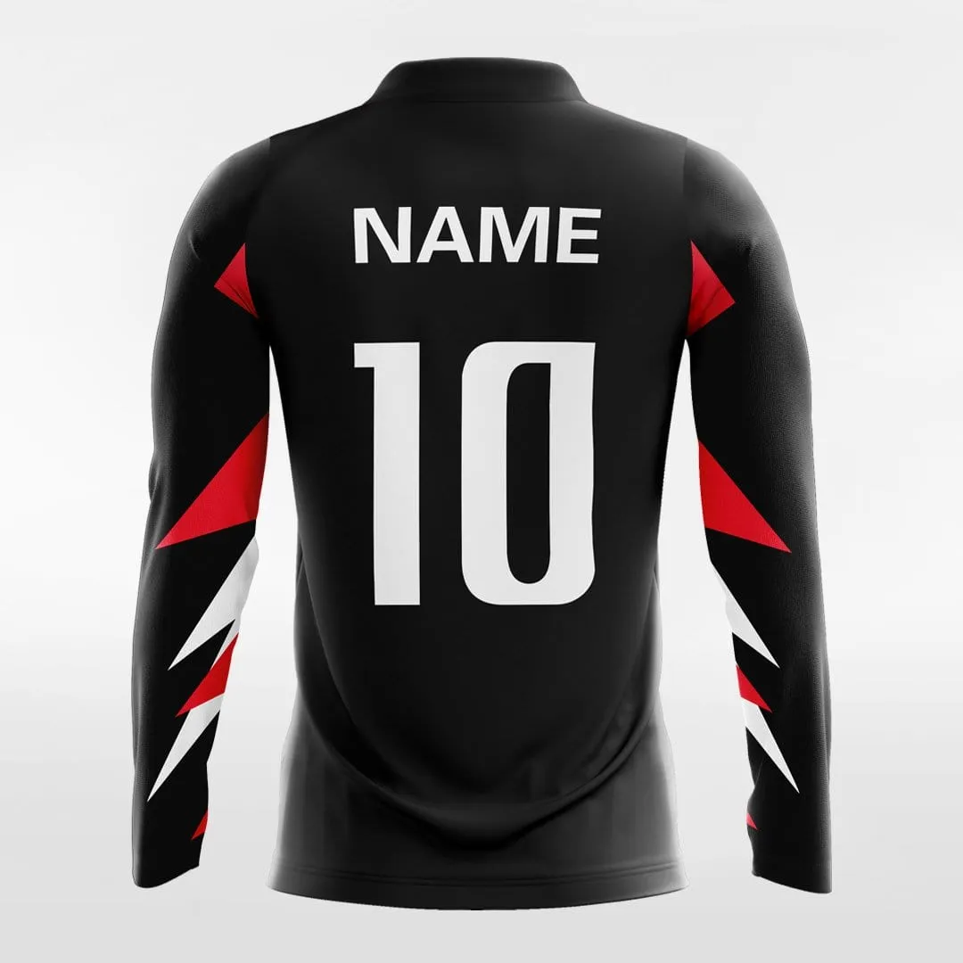 Light and Shadow ¢ñ - Customized Men's Sublimated Long Sleeve Soccer Jersey