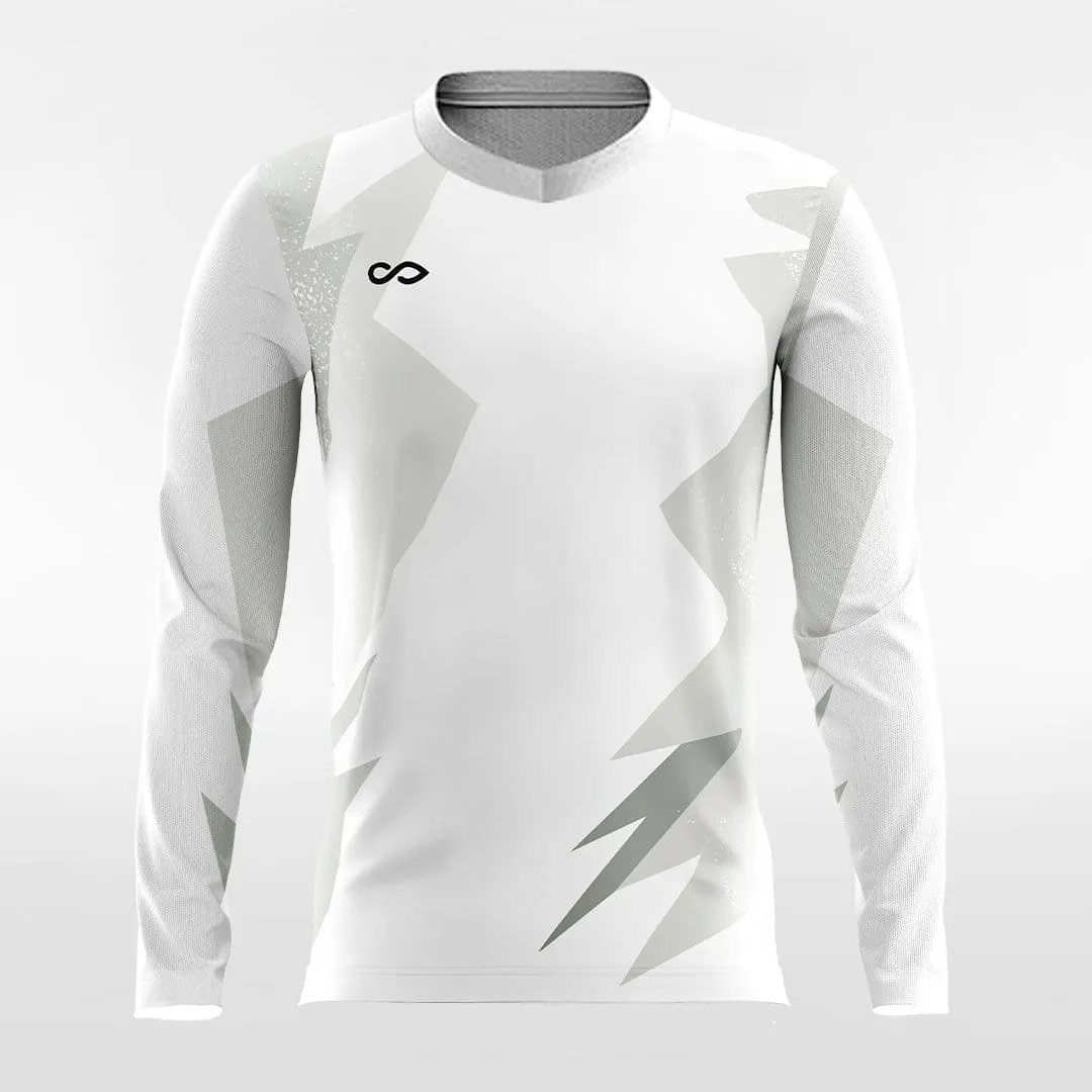 Light and Shadow ¢ñ - Customized Men's Sublimated Long Sleeve Soccer Jersey