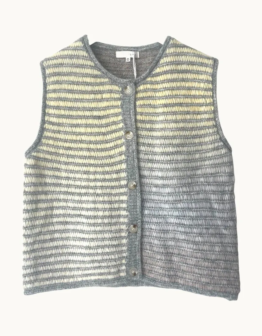 Little Lies Rio Vest - Grey