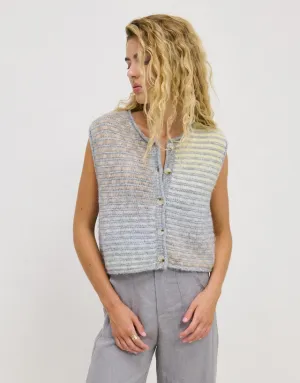 Little Lies Rio Vest - Grey