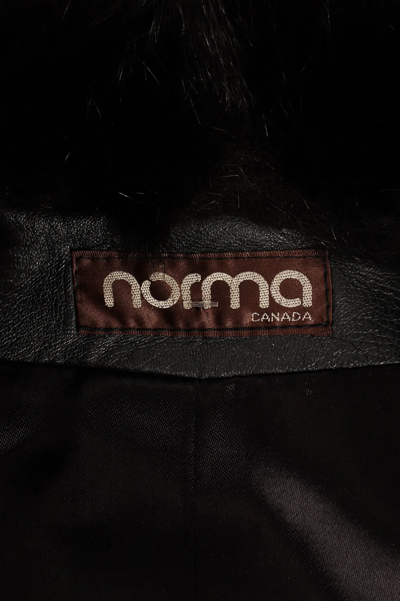Long Leather & Fur Vest