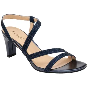 Lotus Bernadette Navy Pearl Sandals
