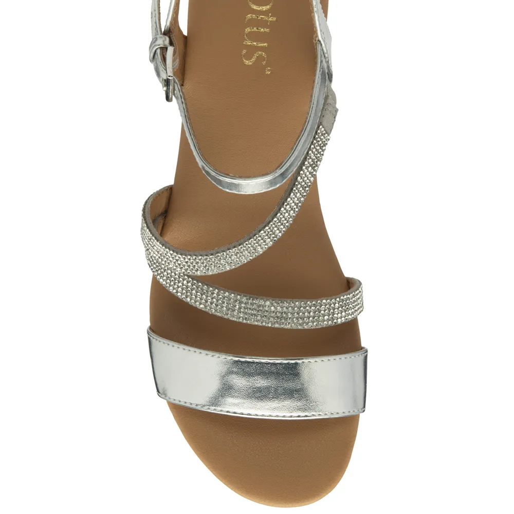 Lotus Goldie Silver Sandals