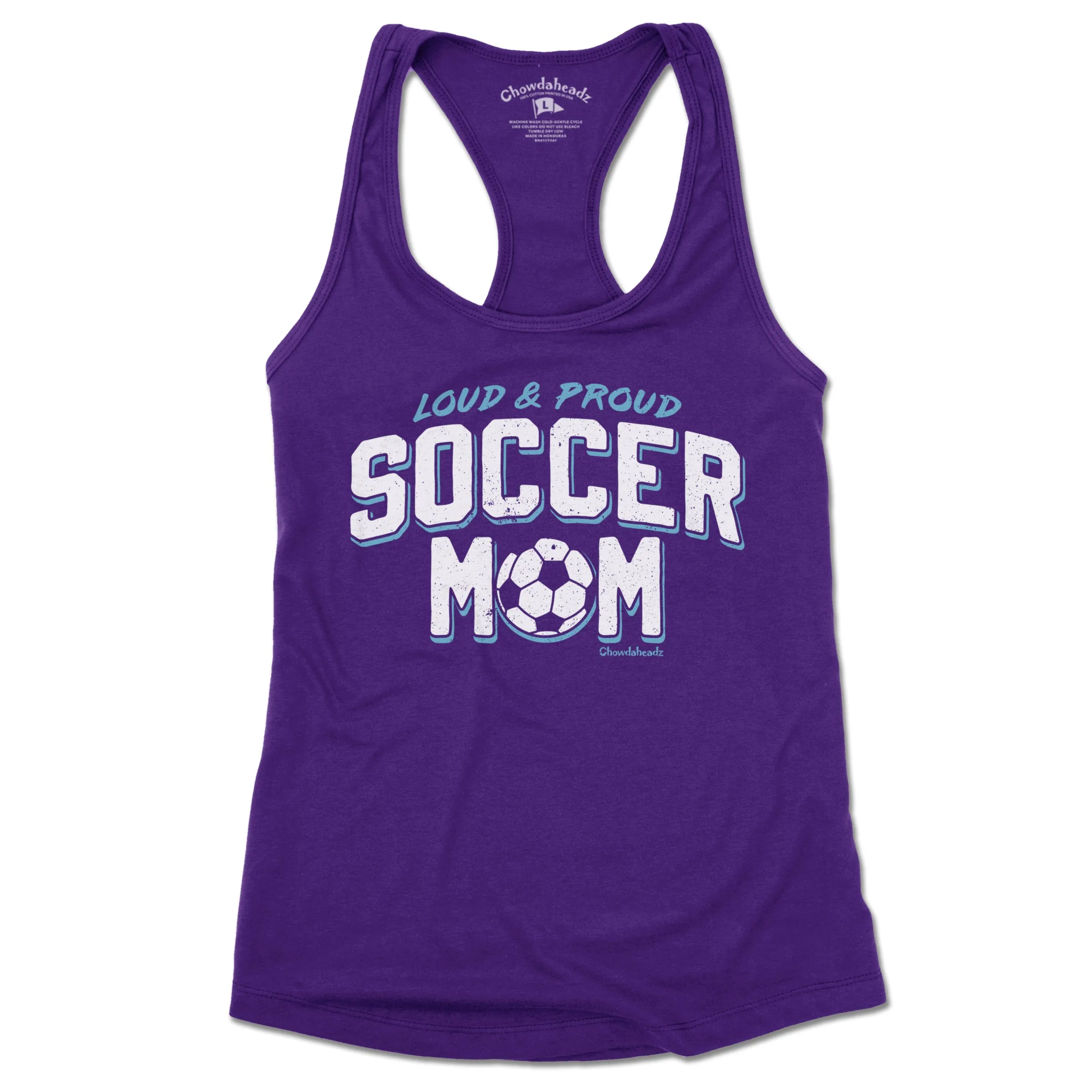 Loud & Proud Soccer Mom Ladies Tank Top