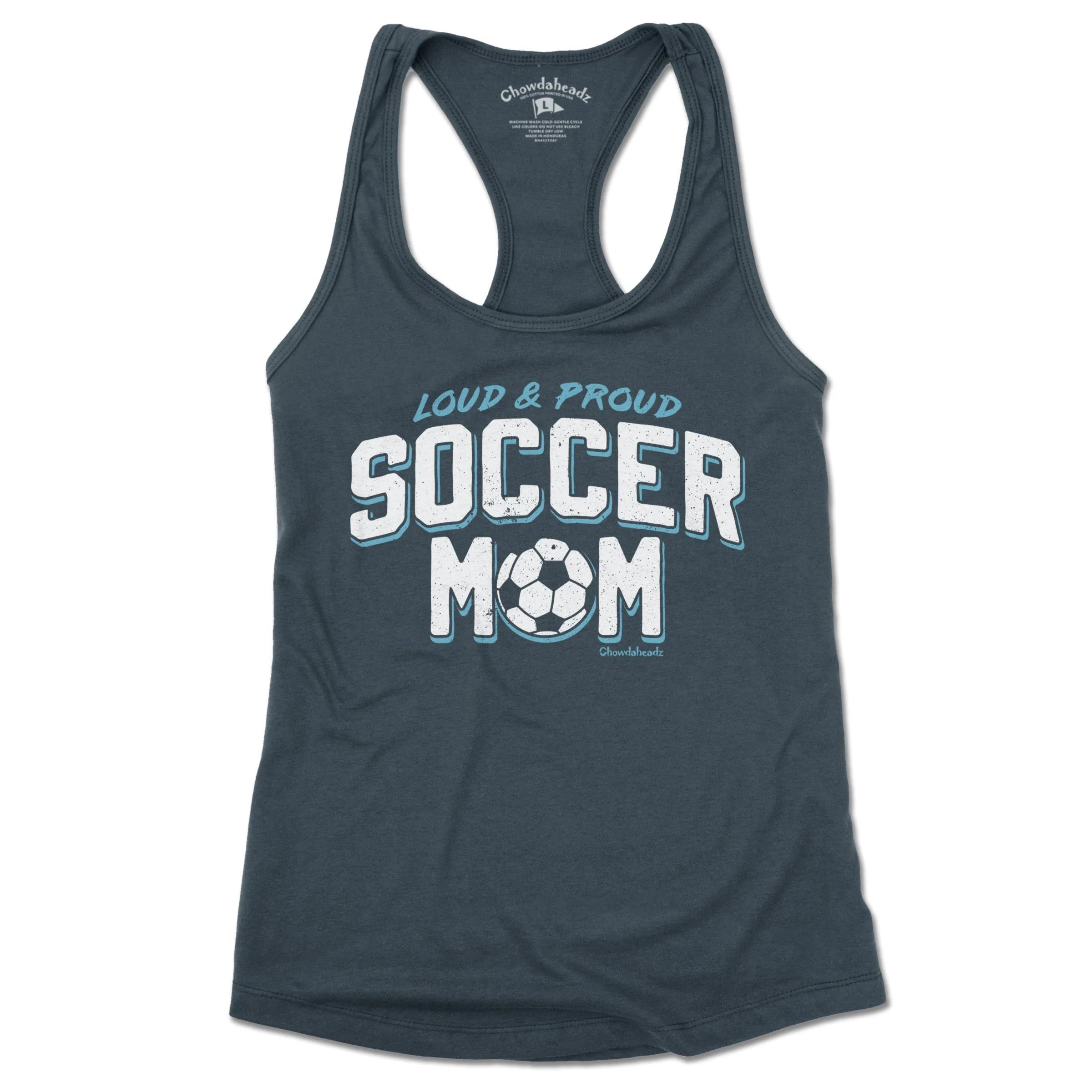 Loud & Proud Soccer Mom Ladies Tank Top