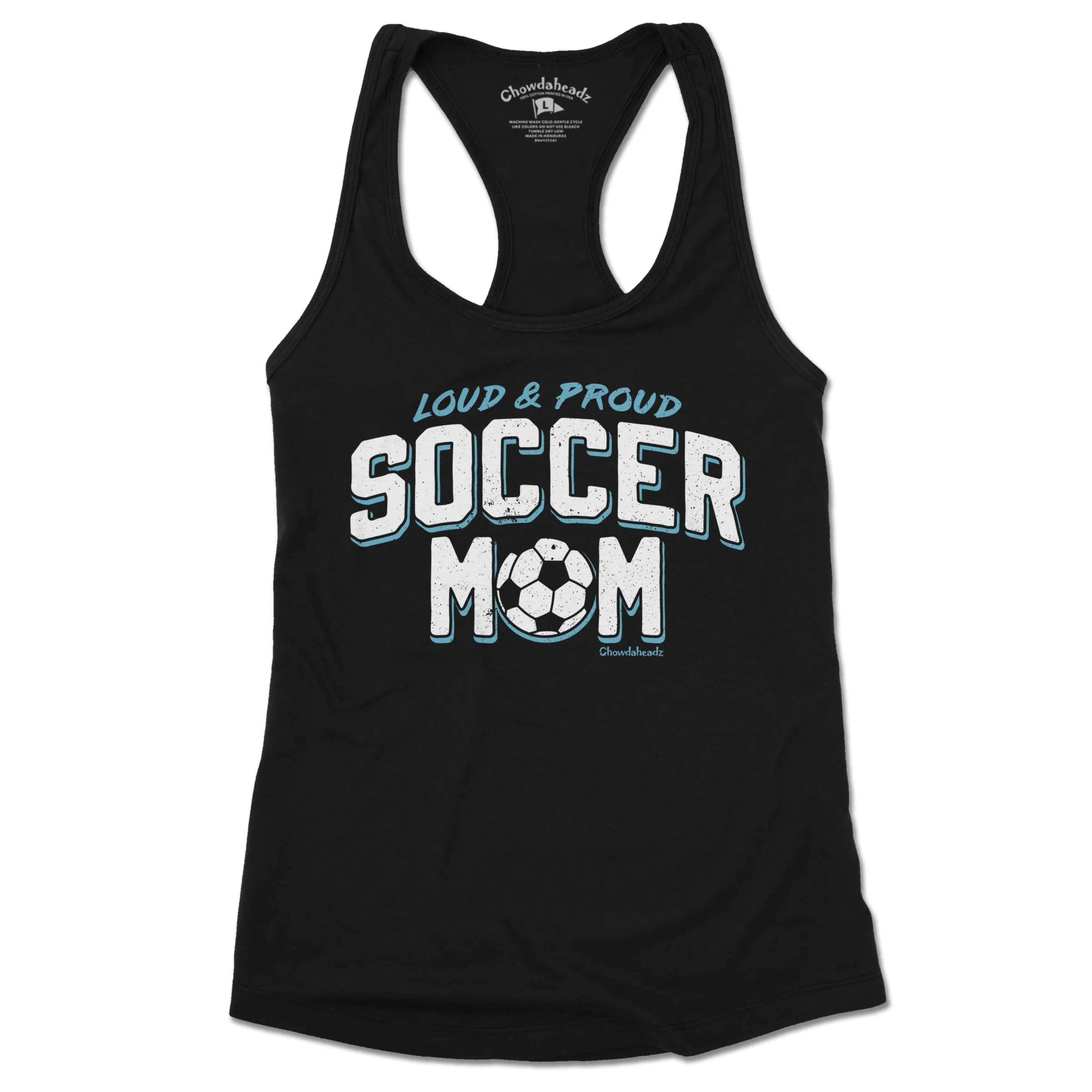 Loud & Proud Soccer Mom Ladies Tank Top
