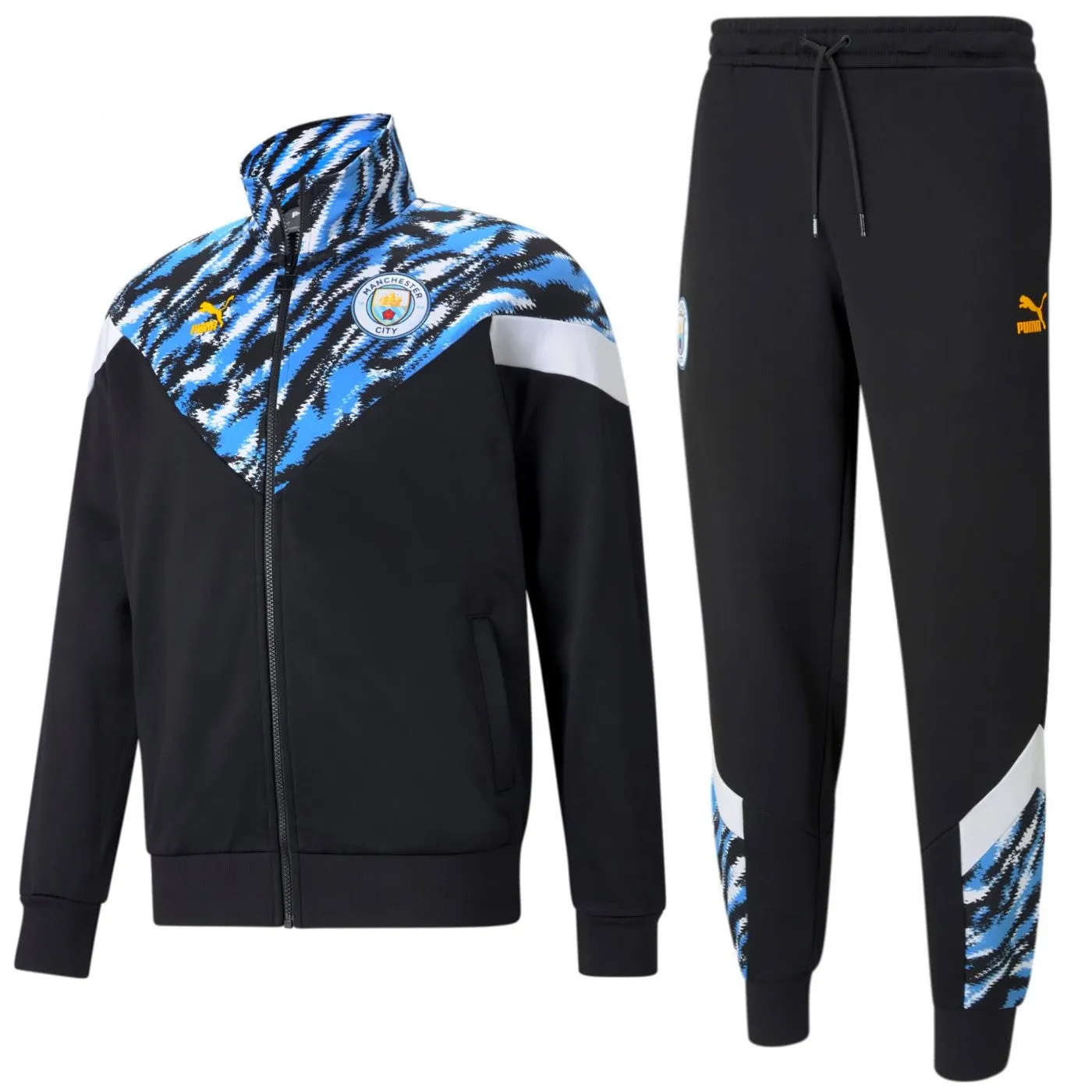 Manchester City Iconic Fans presentation Soccer tracksuit 2021 - Puma