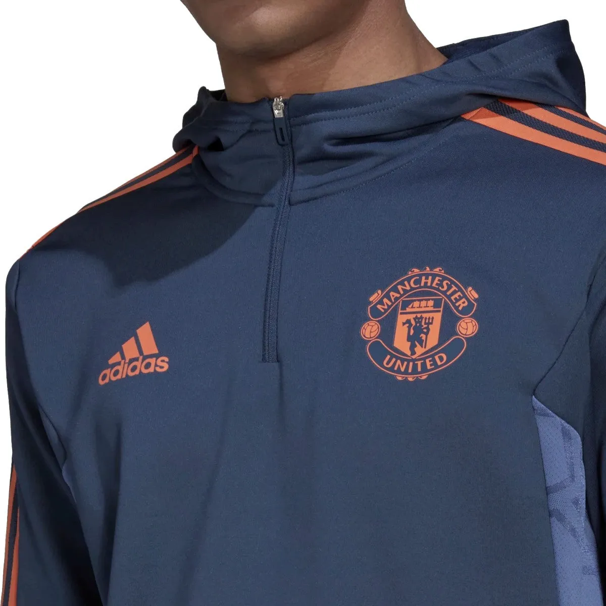 Manchester United hooded training technical soccer tracksuit 2022/23 - Adidas