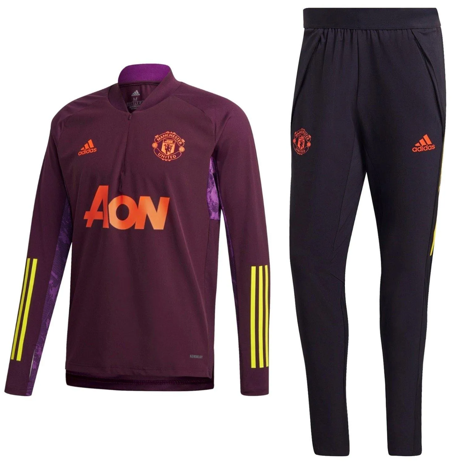 Manchester United training technical soccer tracksuit UCL 2020/21 - Adidas