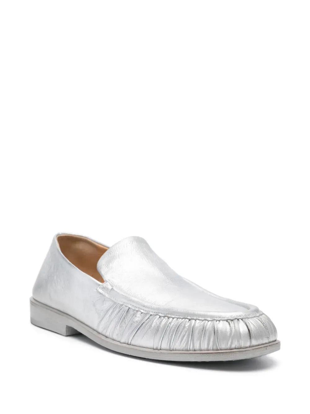 Marsèll ruched-detailing leather loafers