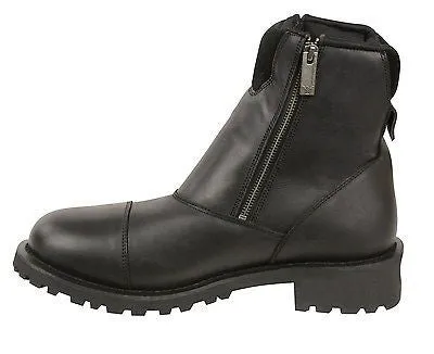 MEN'S MOTORCYCLE GENUINE LEATHER 11 INCH WATERPROOF SQUARE TOE BOOT