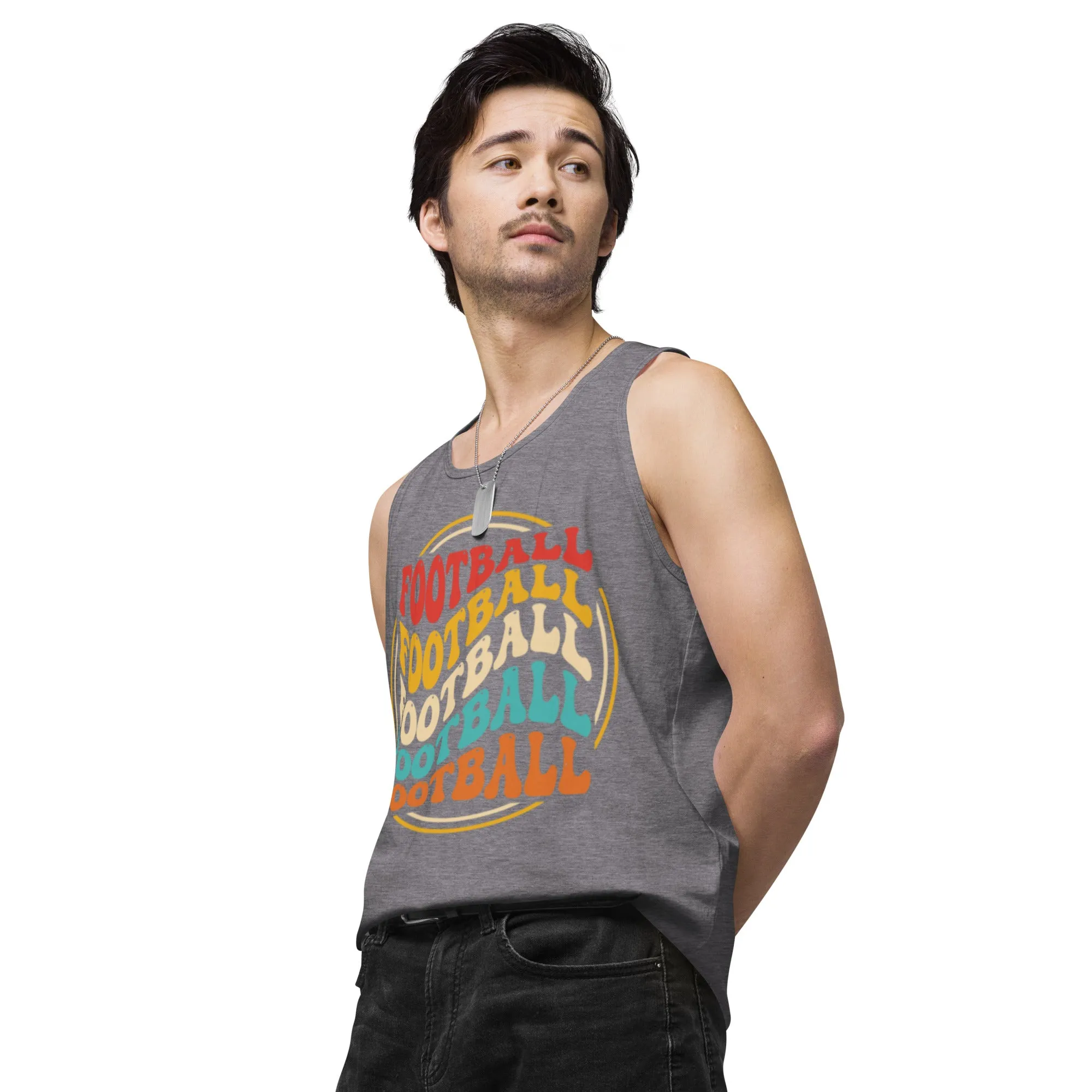 Men’s premium tank top,  Soccer Mania Top, Gift