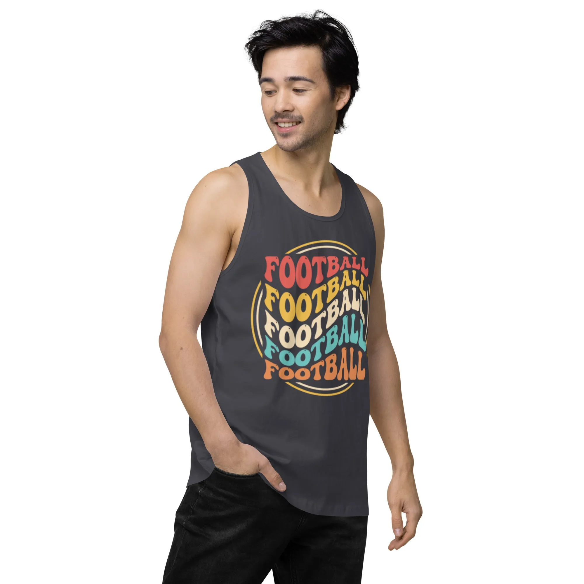 Men’s premium tank top,  Soccer Mania Top, Gift