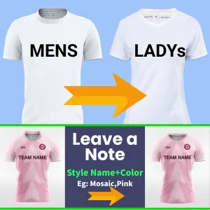 Men's Style for Women - Customized Women's Sublimated Soccer Jersey