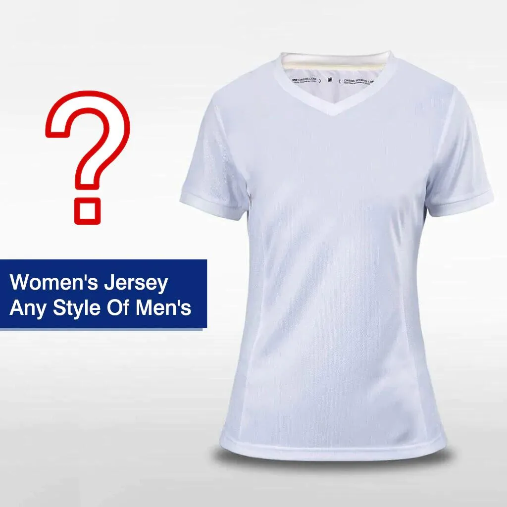 Men's Style for Women - Customized Women's Sublimated Soccer Jersey