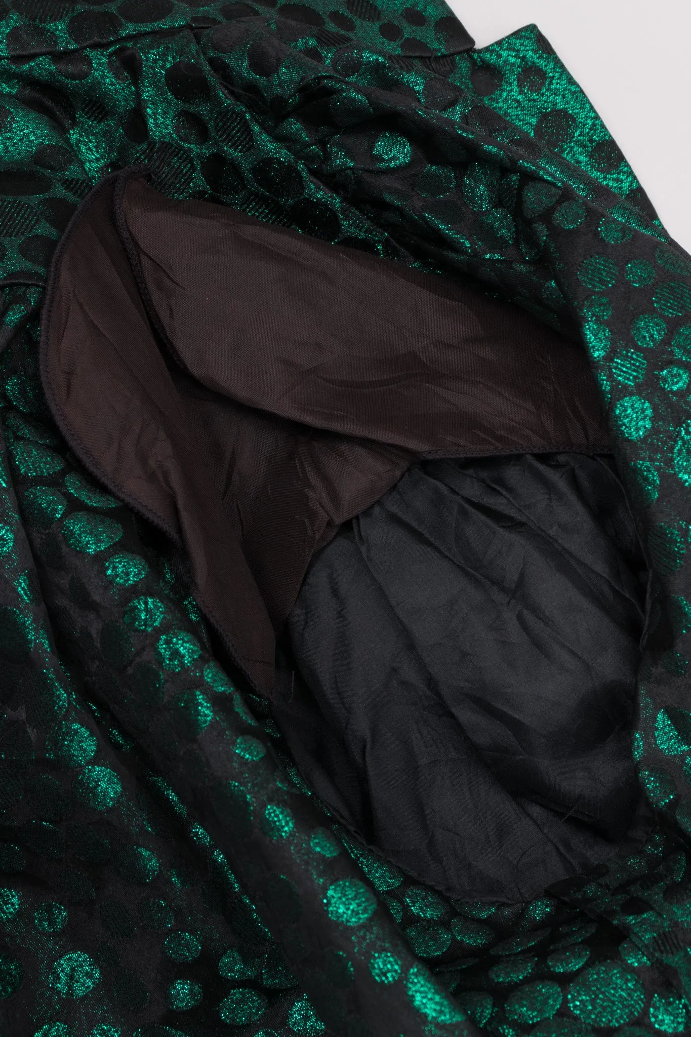 Metallic Balloon Sleeve Jacket