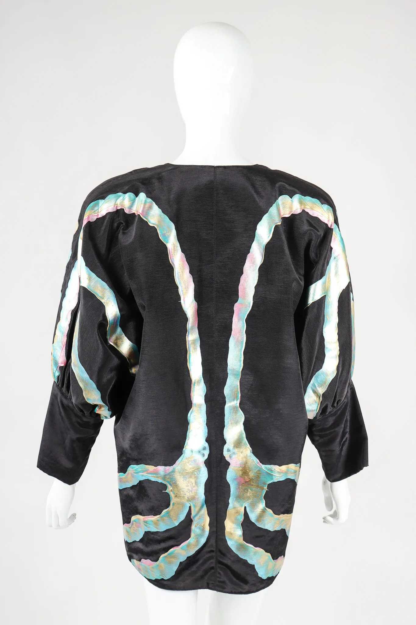 Metallic Paint Pour Jacket