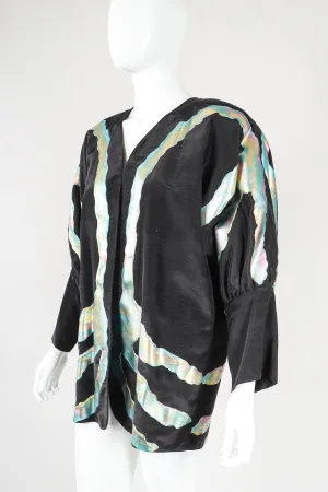 Metallic Paint Pour Jacket