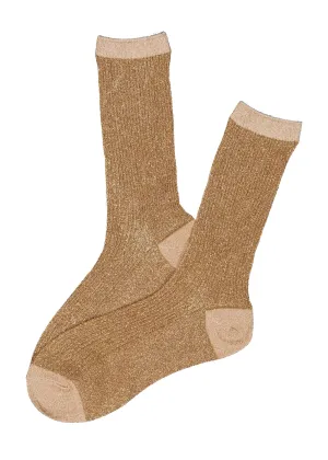 Metallic Socks Gold