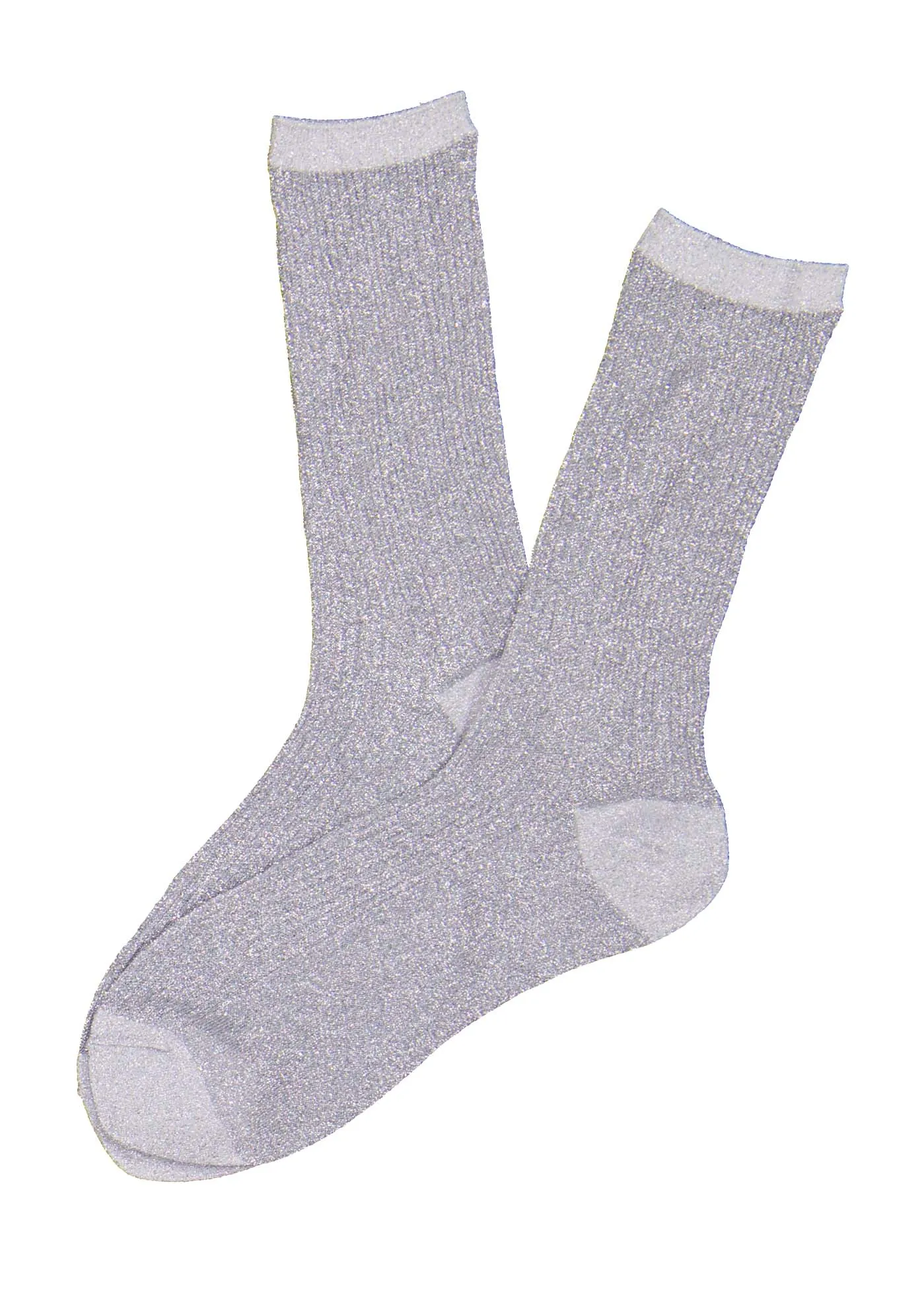 Metallic Socks Silver