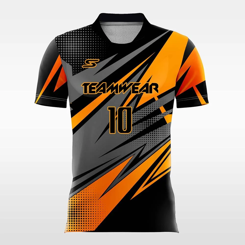 Meteor-Shower-Customized Men's Sublimated Soccer Jersey