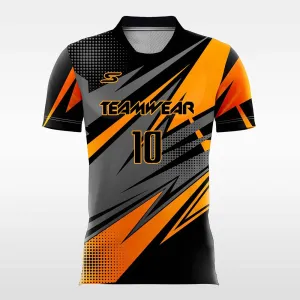 Meteor-Shower-Customized Men's Sublimated Soccer Jersey