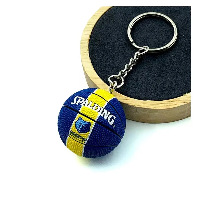 Mini Basketball Model Keychain - Creative Championship Trophy Souvenir Pendant, Perfect Gift for Sports Fans
