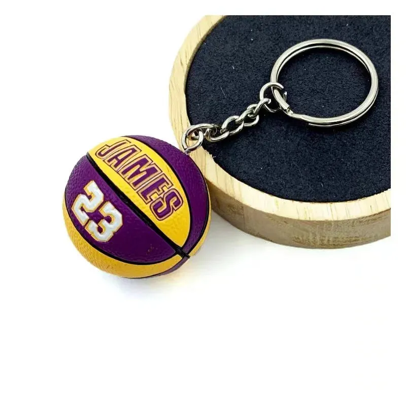 Mini Basketball Model Keychain - Creative Championship Trophy Souvenir Pendant, Perfect Gift for Sports Fans