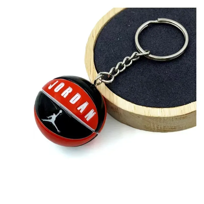 Mini Basketball Model Keychain - Creative Championship Trophy Souvenir Pendant, Perfect Gift for Sports Fans