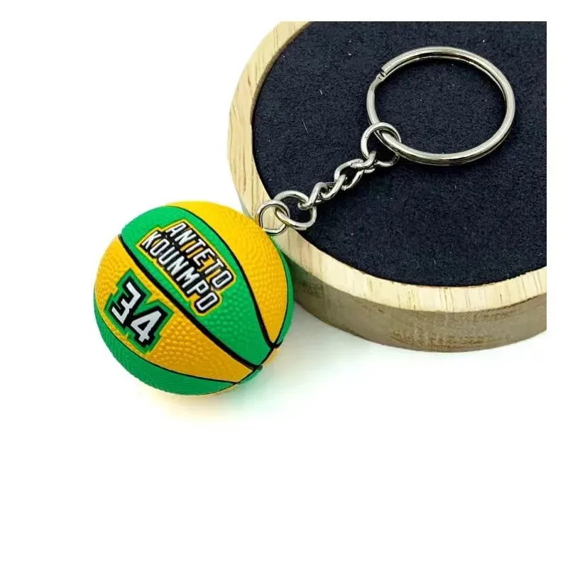 Mini Basketball Model Keychain - Creative Championship Trophy Souvenir Pendant, Perfect Gift for Sports Fans