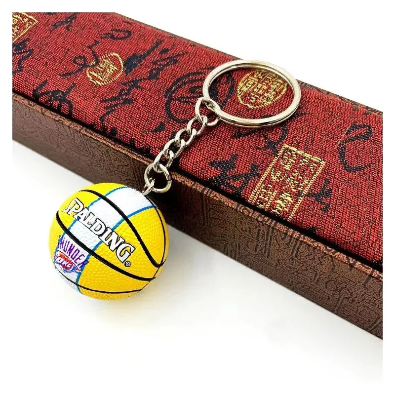 Mini Basketball Model Keychain - Creative Championship Trophy Souvenir Pendant, Perfect Gift for Sports Fans