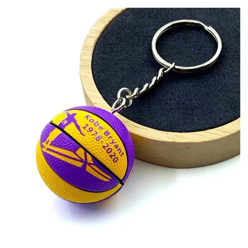 Mini Basketball Model Keychain - Creative Championship Trophy Souvenir Pendant, Perfect Gift for Sports Fans