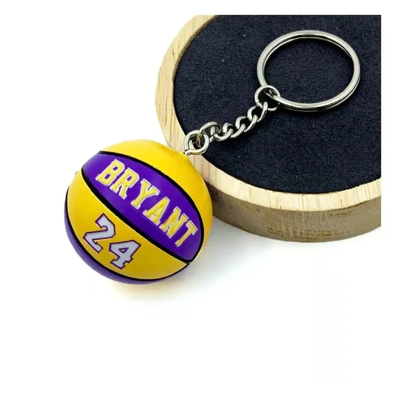 Mini Basketball Model Keychain - Creative Championship Trophy Souvenir Pendant, Perfect Gift for Sports Fans