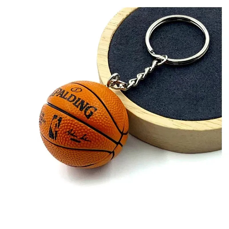 Mini Basketball Model Keychain - Creative Championship Trophy Souvenir Pendant, Perfect Gift for Sports Fans