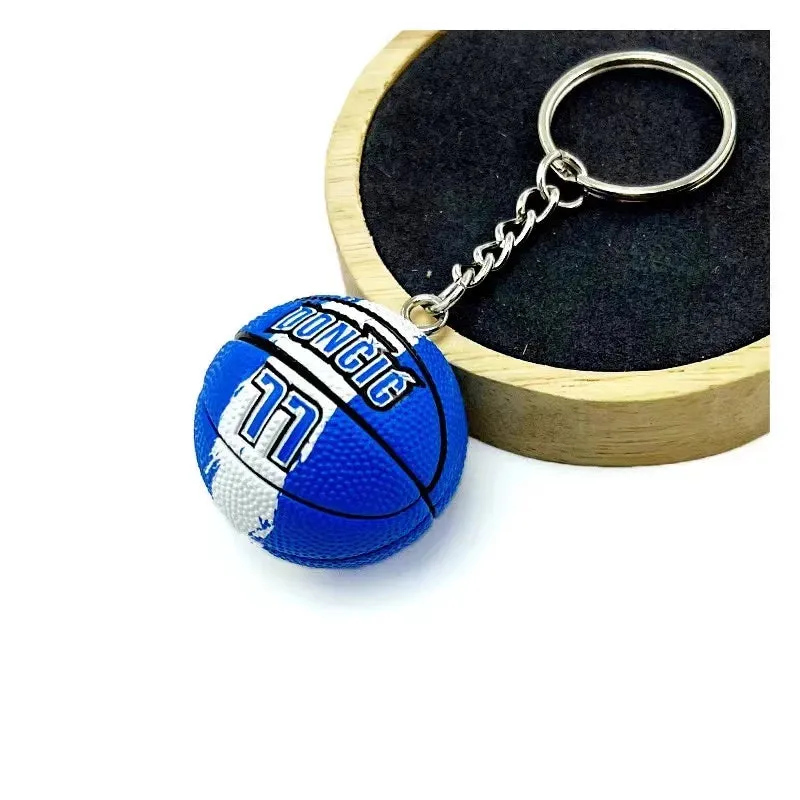 Mini Basketball Model Keychain - Creative Championship Trophy Souvenir Pendant, Perfect Gift for Sports Fans