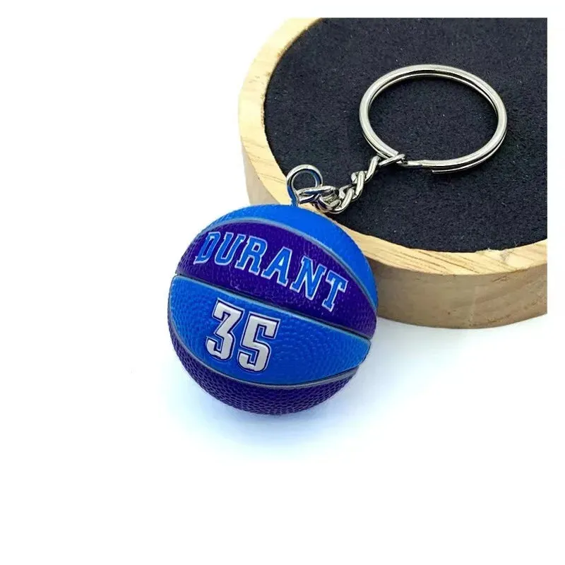 Mini Basketball Model Keychain - Creative Championship Trophy Souvenir Pendant, Perfect Gift for Sports Fans