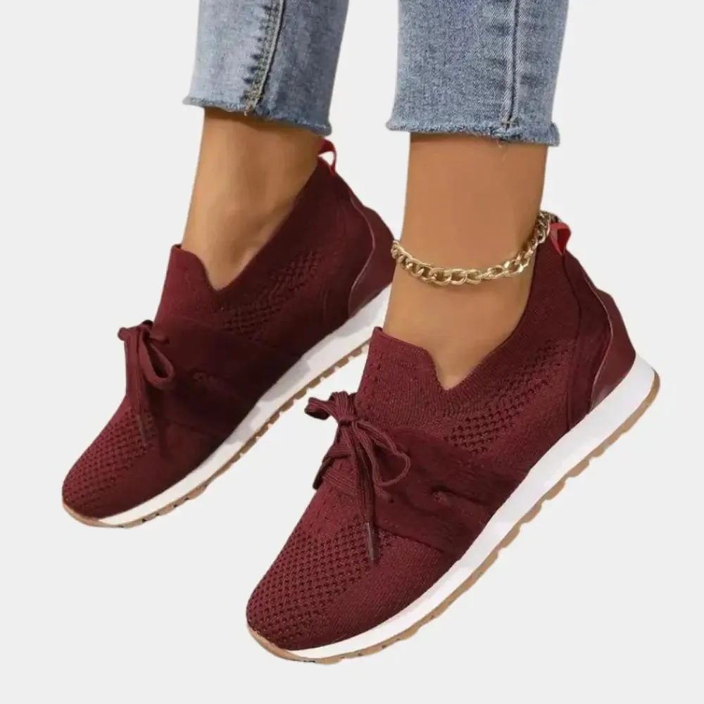 Mirabelle - Trendy Lace Up Style Woman's Sneakers