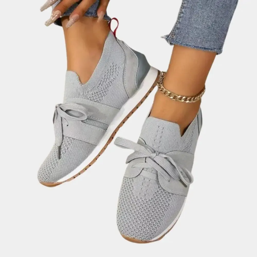 Mirabelle - Trendy Lace Up Style Woman's Sneakers