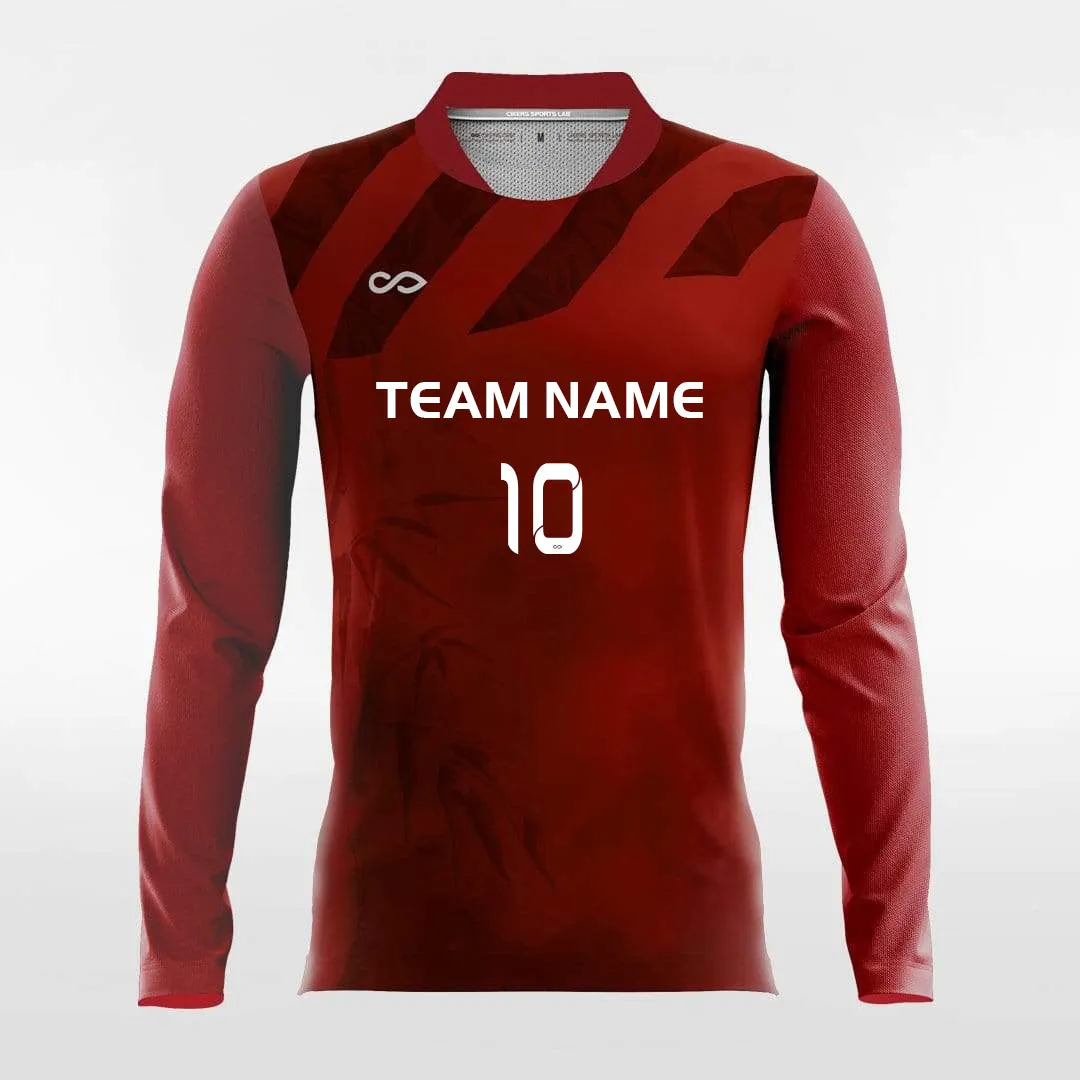 Mist - Customized Men's Sublimated Long Sleeve Soccer Jersey